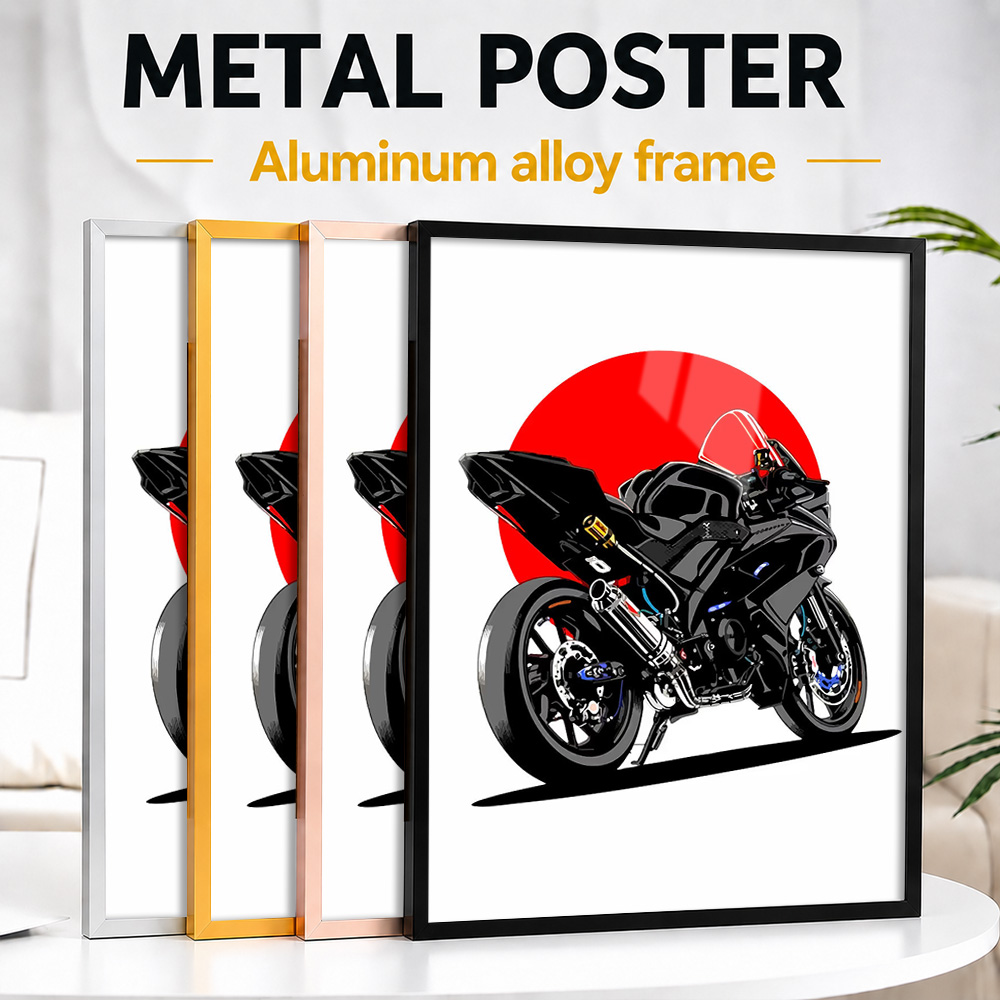 Riding Gear - Pôster de metal em alumínio com