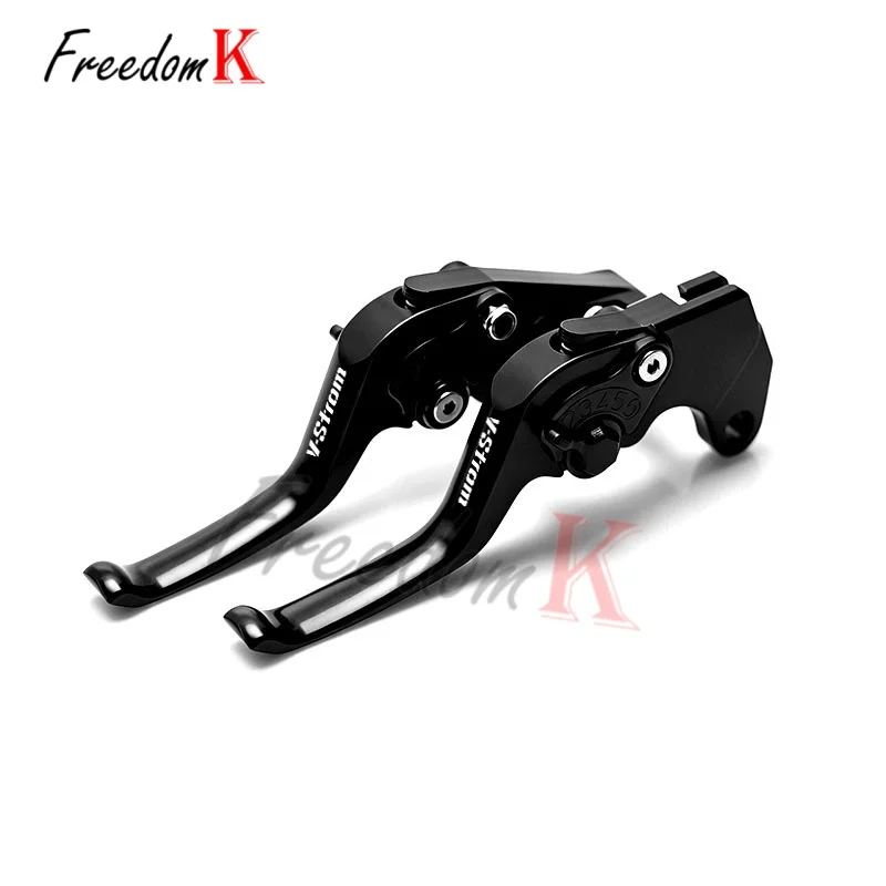 Para DL650 XT V-strom 250 650  - Cnc Aluminum Adjustable Brake Clutch Levers avaliação e preço