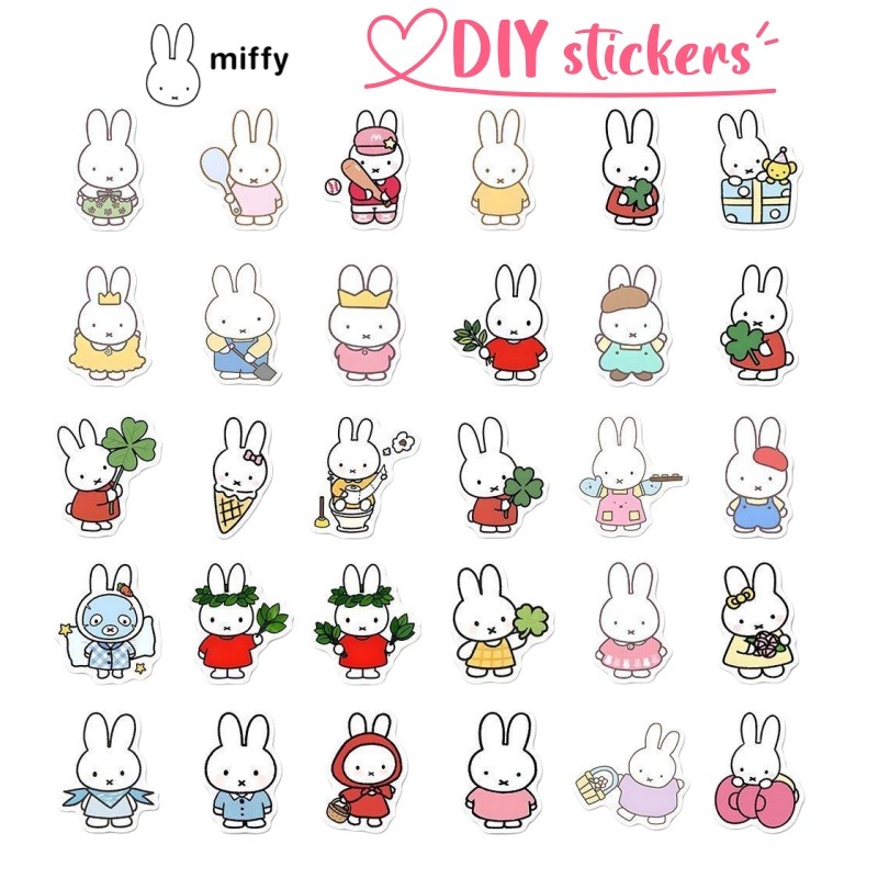 Adesivos Criativos Miffy de Al - Atv Parts avaliação e preço