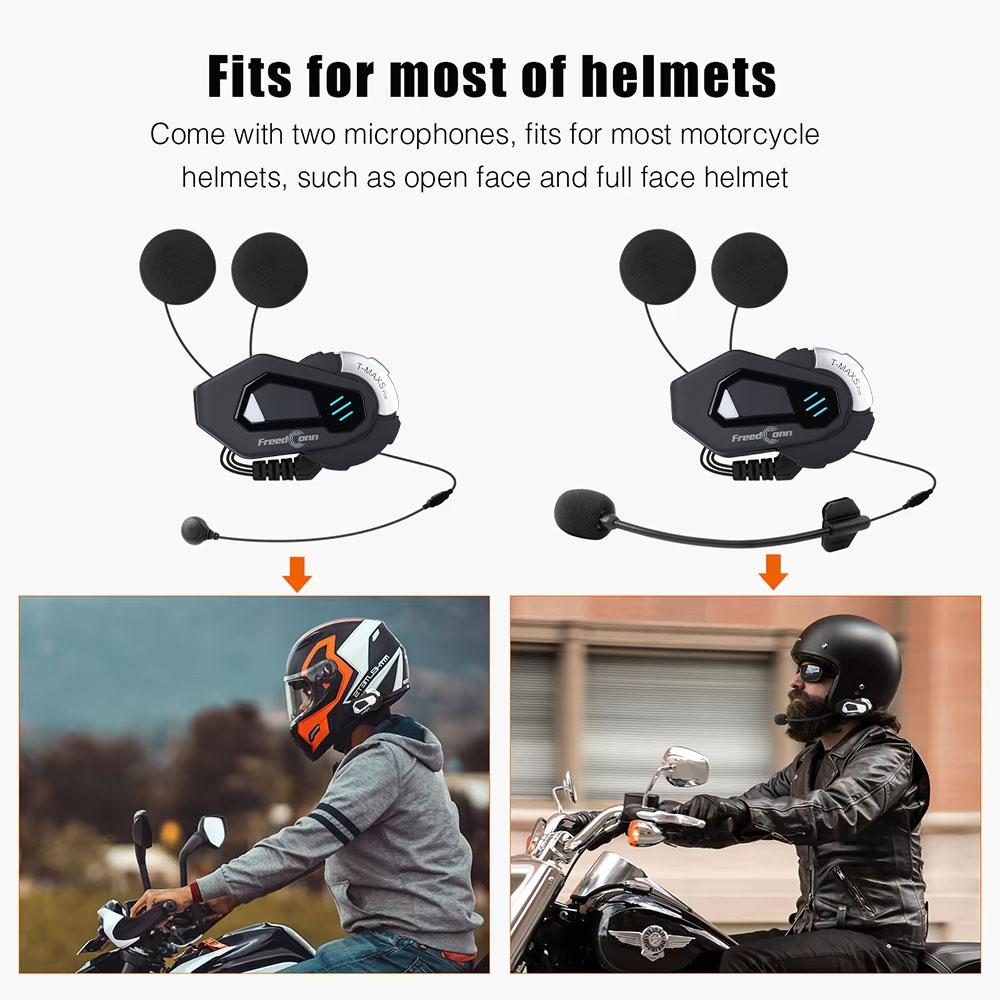 Intercomunicador Bluetooth par - Full Face Motorcycle Helmet With Bluetooth avaliação e preço
