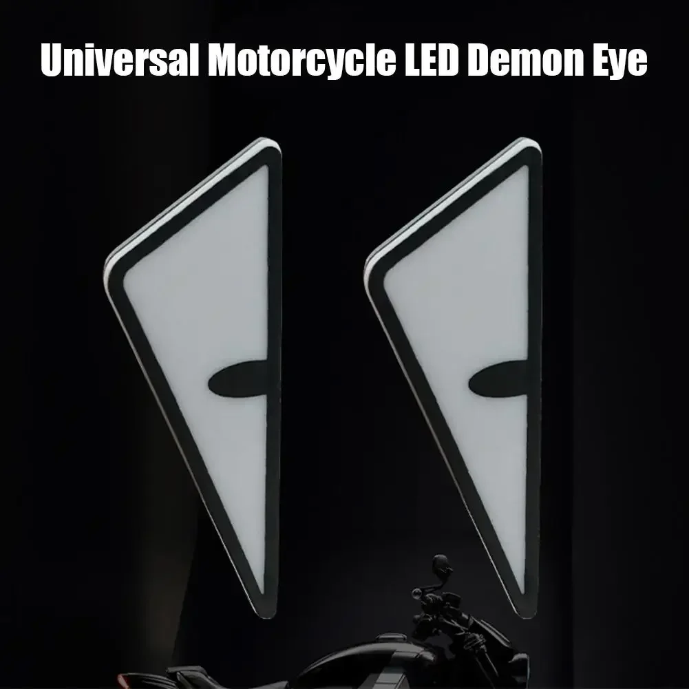 Universal motocicleta led demô - Universal Motorcycle Led Headlight Projector avaliação e preço