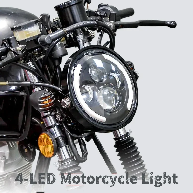 TCYATO 50W, farol LED de 7 pol - Universal Motorcycle Led Headlight Projector avaliação e preço