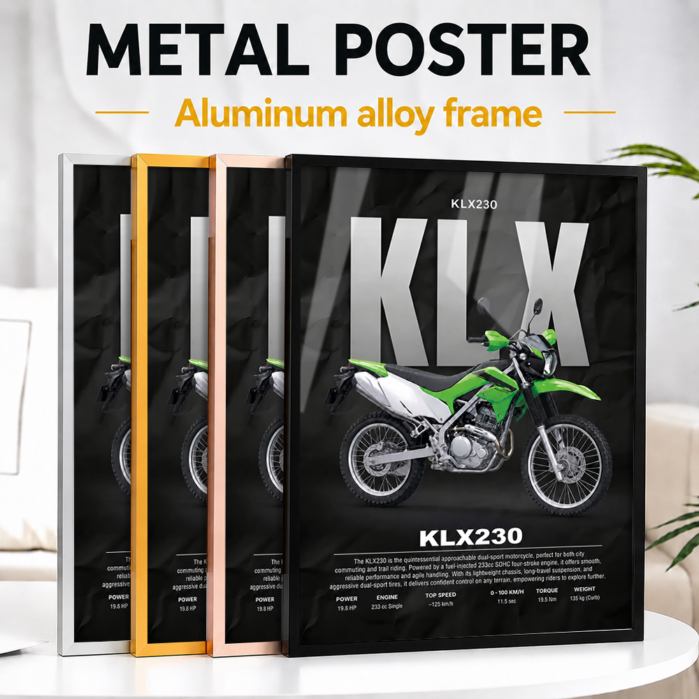 Pôster de metal com moldura, c - Riding Gear avaliação e preço
