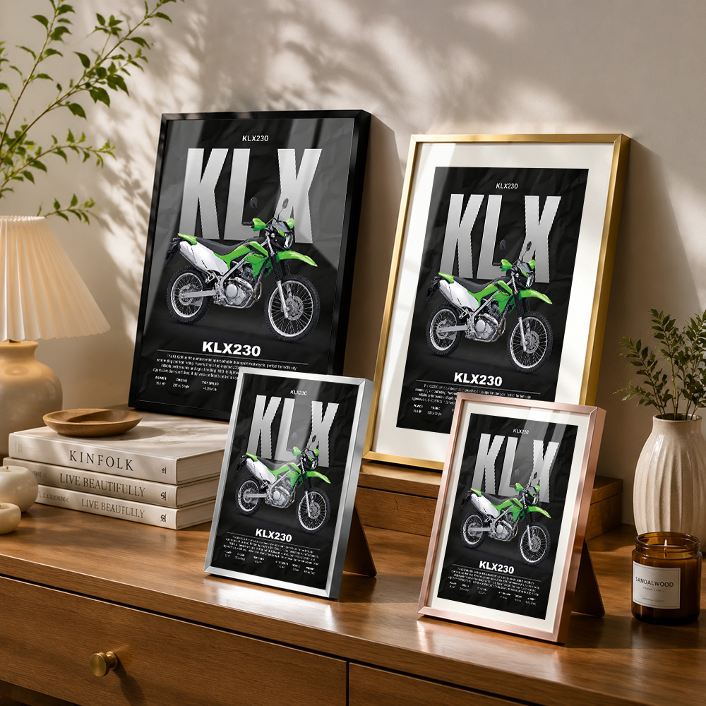 Pôster de metal com moldura, c - Riding Gear avaliação e preço